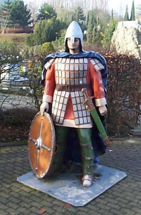 Chris in armor