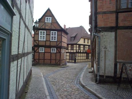 half-timbered houses in Quedlinburg