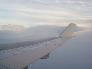 view of the alantic ocean from an airplane       window [click to enlarge]