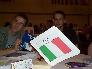 a cardboard Italian flag [click to enlarge]