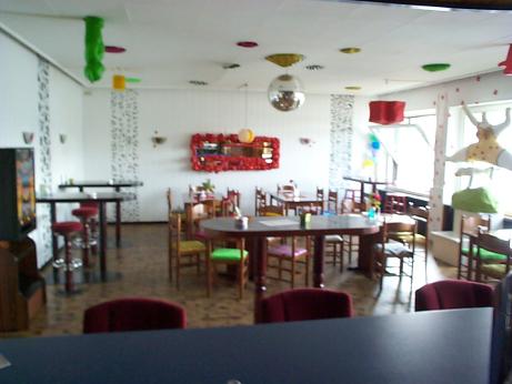 a decorated bar