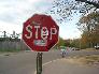 a stop sign [click to enlarge]