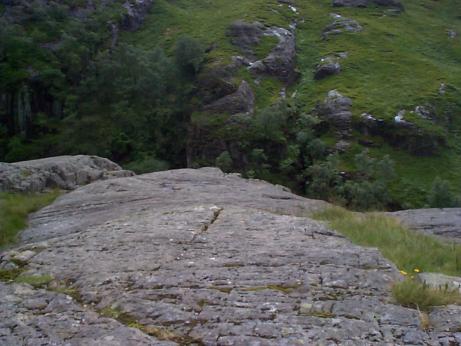a rock